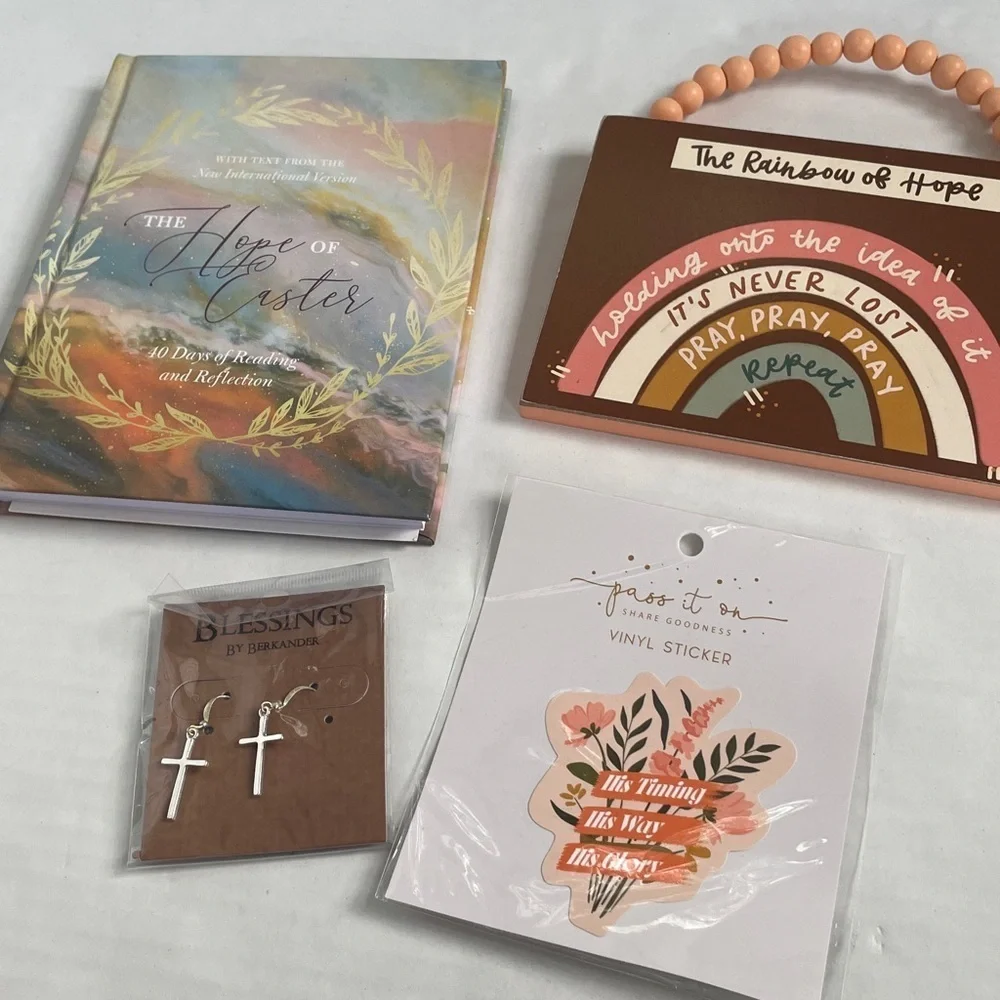 Inspirational Gift Set with Book Faith Based
